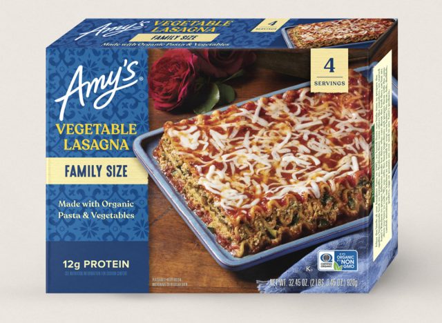 Amy’s Vegetable Lasagna 