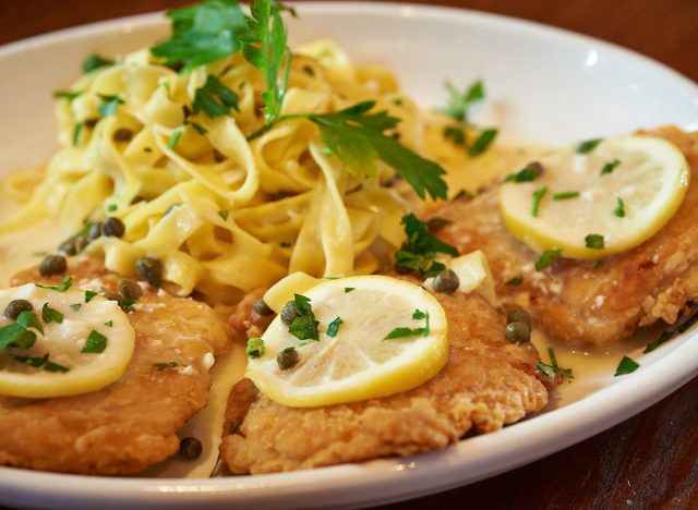 Chicken piccata at Bertucci's