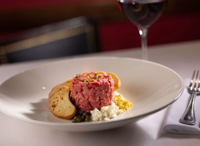 capital grille steak tartare