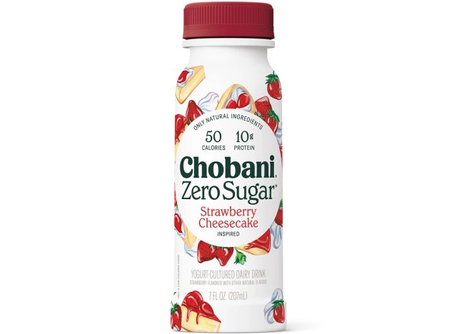 Chobani Zero Sugar Drink, Strawberry Cheesecake