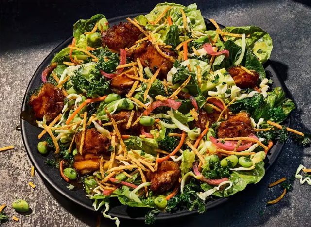 Citrus Asian Crunch salad with Chicken at Panera