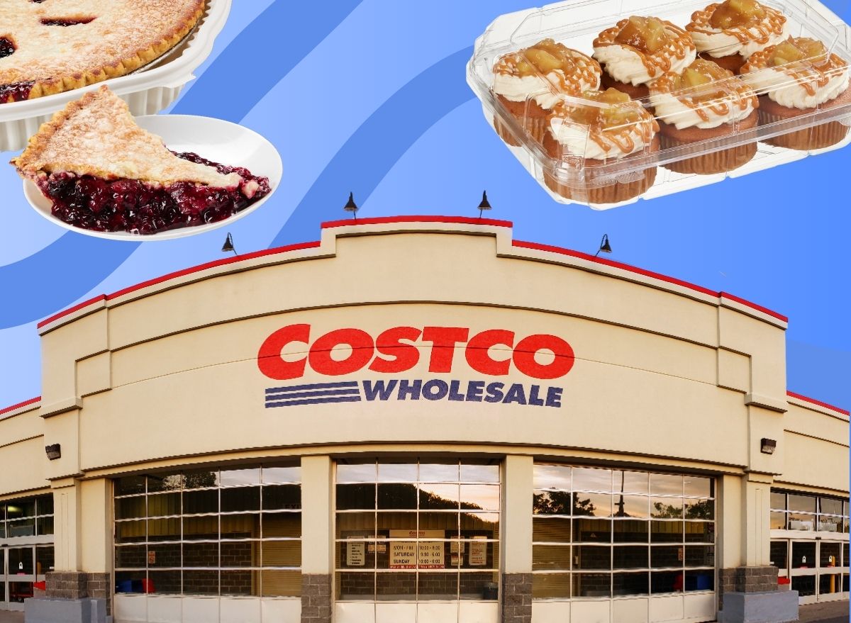 Costco exterior and bakery items