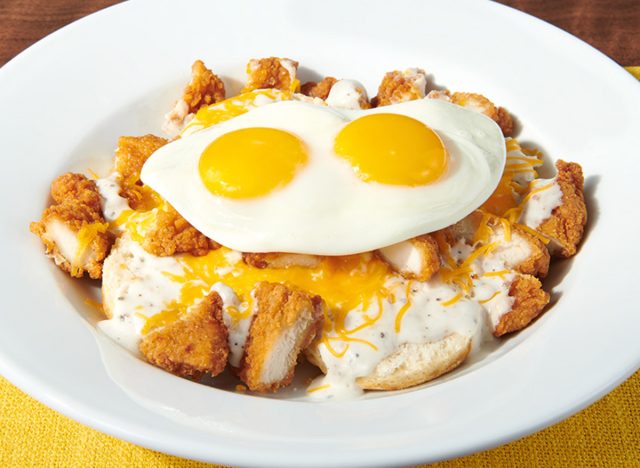 Denny's Chicken Biscuit and Gravy Bowl