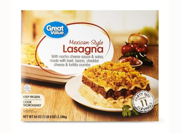 Great Value Mexican Style Lasagna