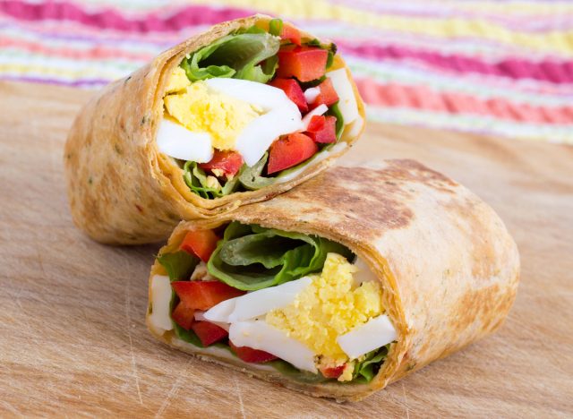 healthy egg wrap