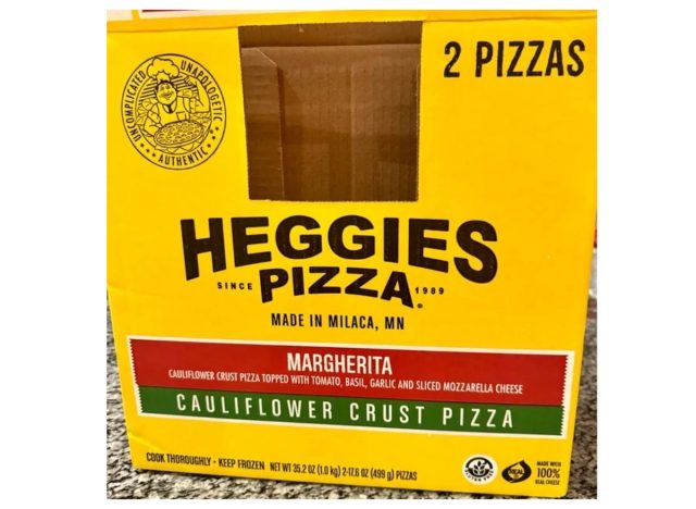 heggies cauliflower pizza