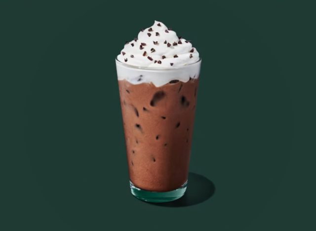 iced peppermint mocha