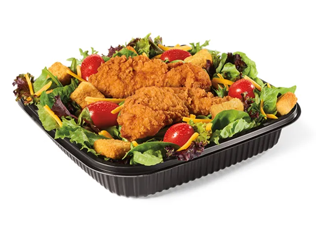 Jack in the Box Garden Salad with Crispy Chicken