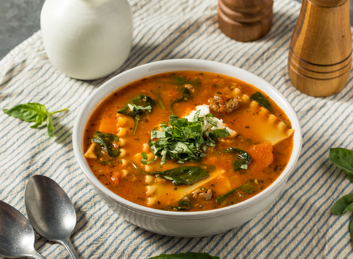 lasagna soup