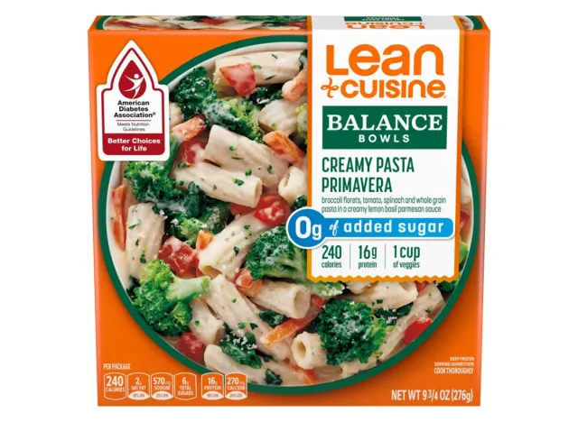 Lean Cuisine Frozen Balance Bowls Creamy Pasta Primavera