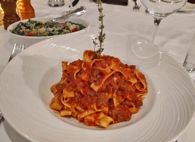 Pappardelle Bolognese at The Palm
