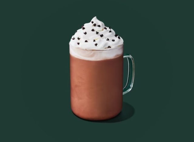 peppermint hot chocolate