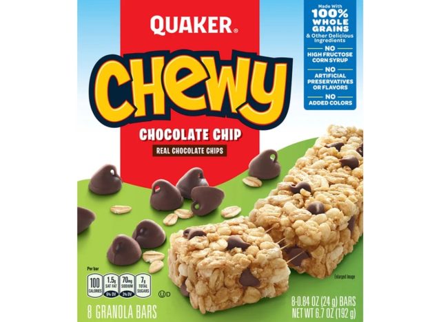 Quaker Chewy Chocolate Chip Granola Bars
