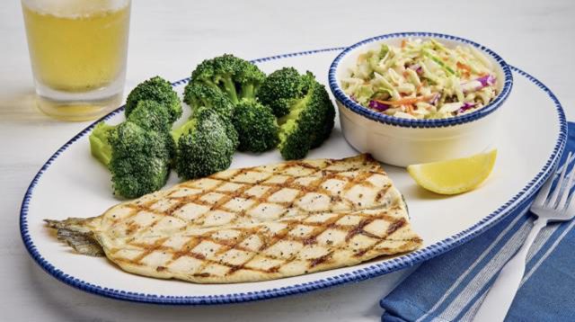 Grilled Rainbow Trout at Red Lobster