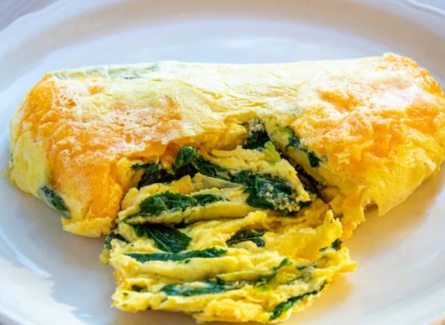 spinach omelette