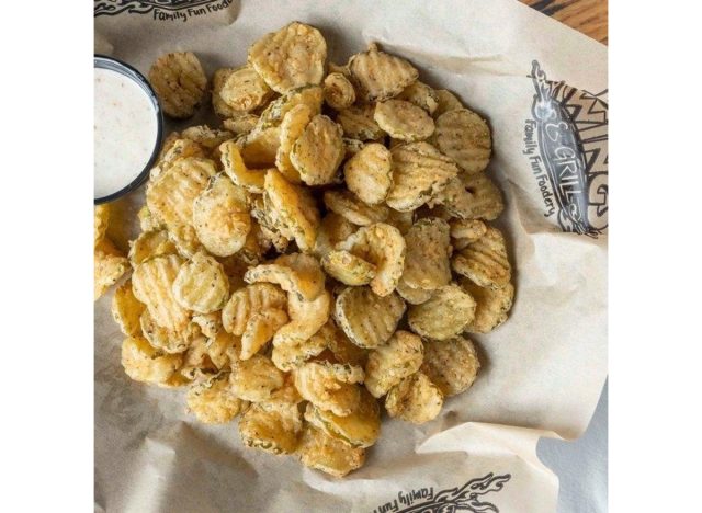 tilted kilt fried pickles