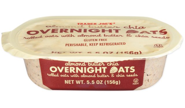 Trader Joe's Almond Butter Chia Overnight Oats