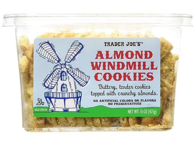 trader joe's almond windmill cookies