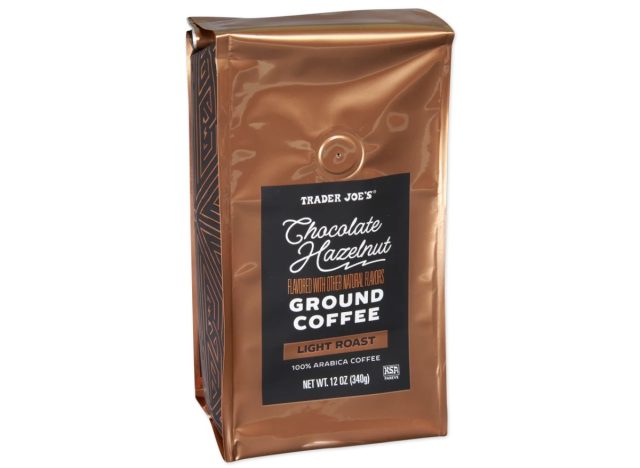 trader joe's chocolate hazelnut coffee