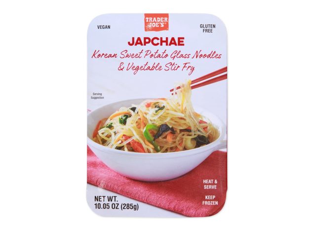 Trader Joe’s Japchae Glass Noodle & Vegetable Stir Fry