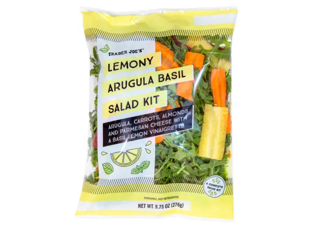 Trader Joe's Lemony Arugula Basil Salad Kit