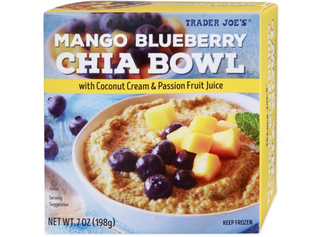 Trader Joe's Mango Blueberry Chia Bowl