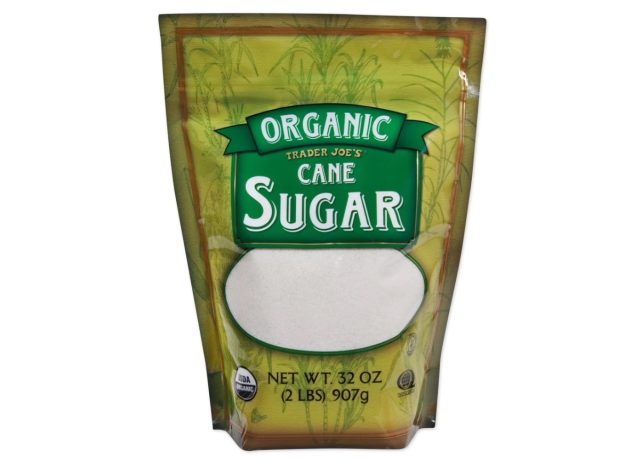 trader joe's organic cane sugar