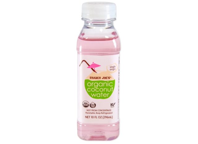 trader joe's organic coconut water