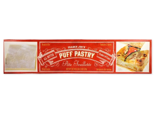 trader joe's puff pastry sheets