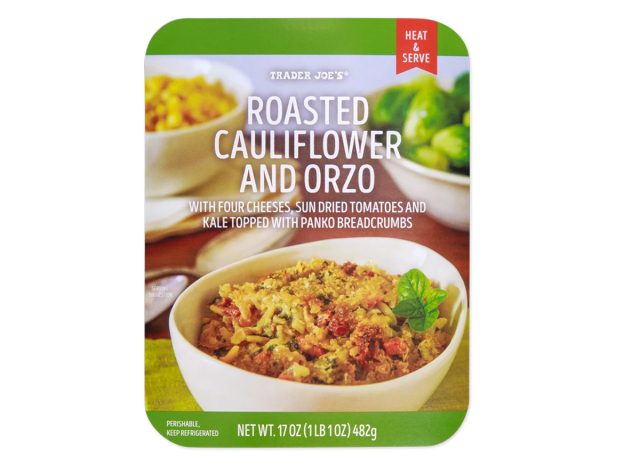 Trader Joe's Roasted Cauliflower and Orzo 