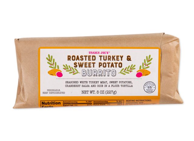 Trader Joe's Roasted Turkey & Sweet Potato Burrito