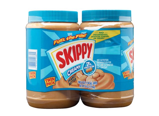 two-pack of Skippy peanut butter