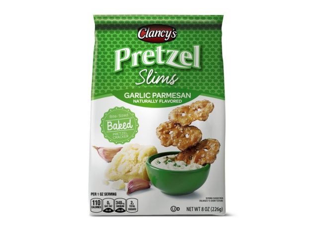 Aldi Clancy's Garlic Parmesan Pretzel Slims