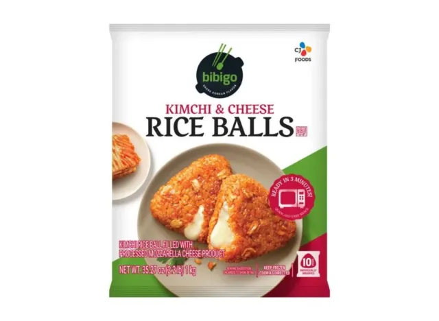 Bibigo Kimchi and Cheese Rice Balls