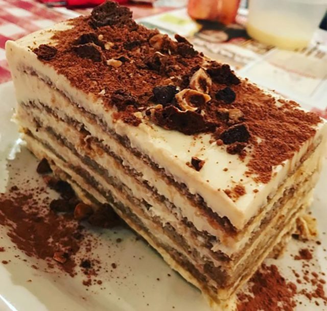 Buca di Beppo tiramisu