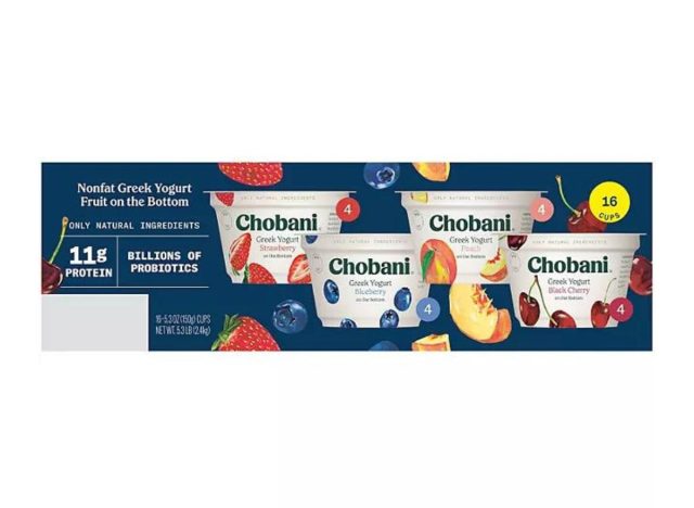 Chobani Non-Fat Greek Yogurt Fruit On The Bottom