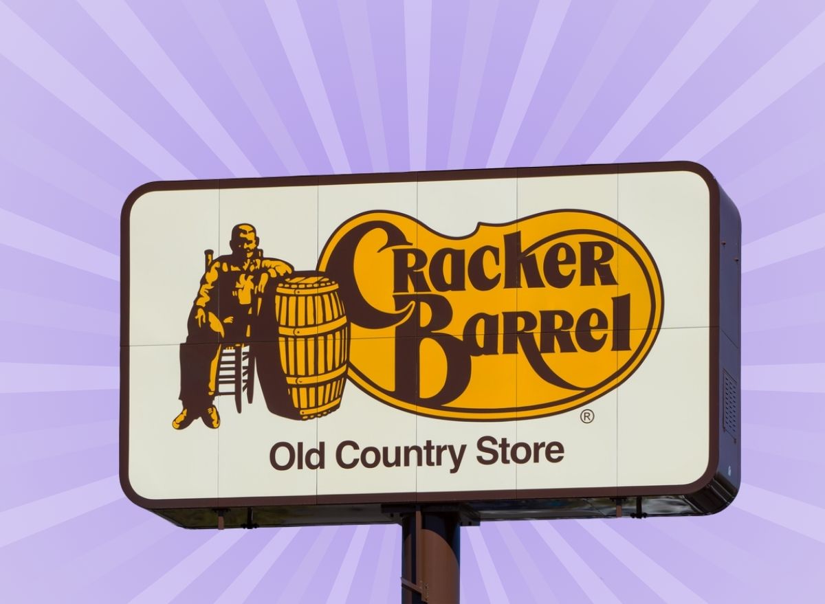 Cracker barrel sign