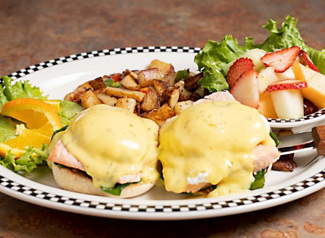 Eggs Benedict at Black Bear Diner