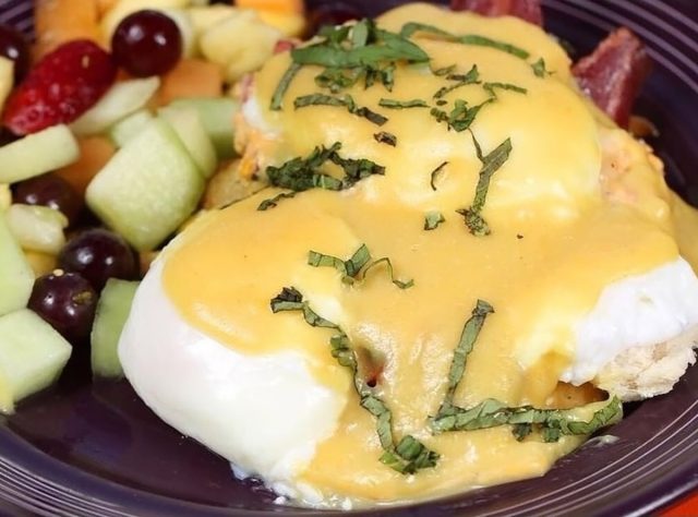 Eggs Benedict at Flying Biscuit Cafe