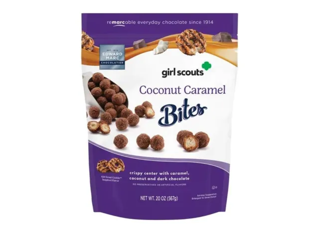 Girl Scouts Coconut Caramel Bites