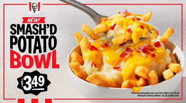 KFC Smash'd Potato Bowls