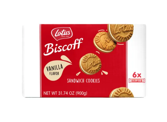 Lotus Biscoff Vanilla Sandwich Cookies