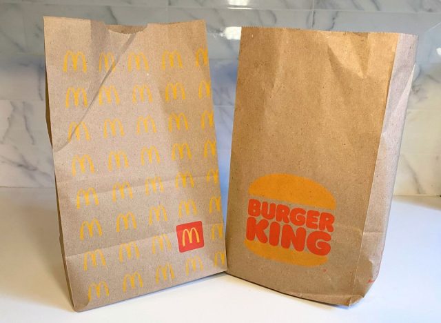 McDonald's & Burger King bags