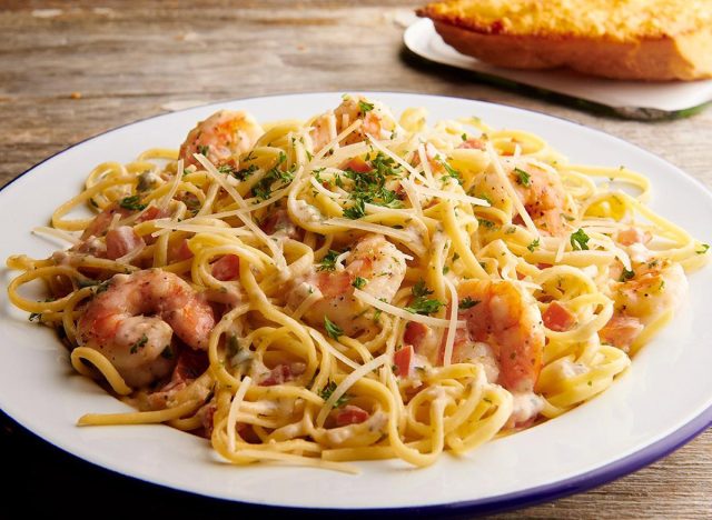 Shrimp scampi at Bubba Gump Shrimp Co.