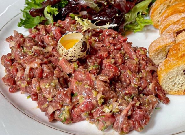 Steak tartare at Boucherie