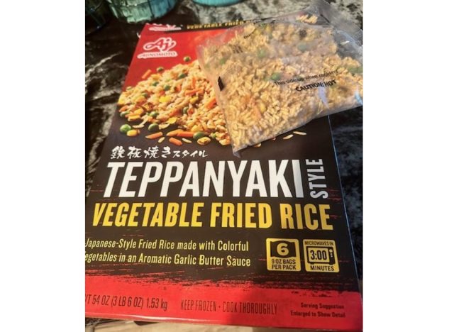 ajinomoto teppanyaki vegetable fried rice