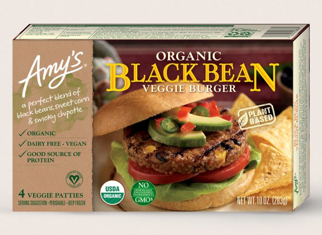 Amy's Organic Black Bean Veggie Burger