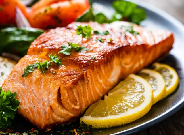 cooked salmon