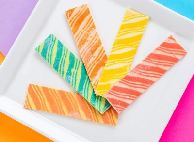 different flavors of Fruit Stripe gum