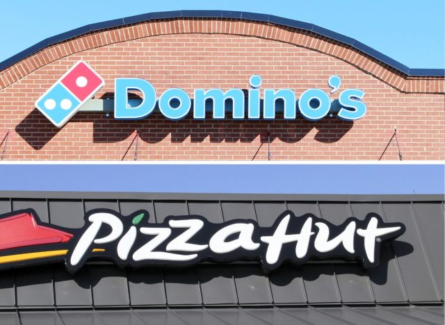 Domino's & Pizza Hut collage
